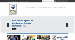 Desktop Screenshot of barradesantarosa.pb.gov.br
