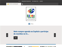 Tablet Screenshot of barradesantarosa.pb.gov.br