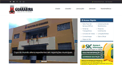Desktop Screenshot of guarabira.pb.gov.br