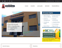 Tablet Screenshot of guarabira.pb.gov.br