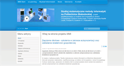 Desktop Screenshot of mmi.wi.pb.edu.pl
