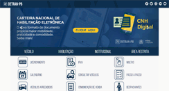Desktop Screenshot of detran.pb.gov.br