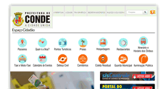Desktop Screenshot of conde.pb.gov.br