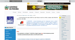 Desktop Screenshot of jucep.pb.gov.br