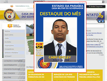 Tablet Screenshot of casamilitar.pb.gov.br