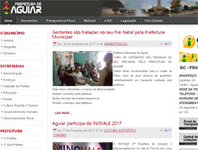 Tablet Screenshot of aguiar.pb.gov.br