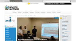 Desktop Screenshot of imeq.pb.gov.br