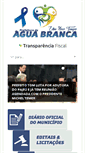 Mobile Screenshot of aguabranca.pb.gov.br