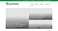 Desktop Screenshot of gurinhem.pb.gov.br