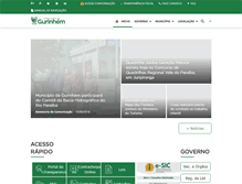 Tablet Screenshot of gurinhem.pb.gov.br