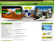 Tablet Screenshot of camaraigaracy.pb.gov.br
