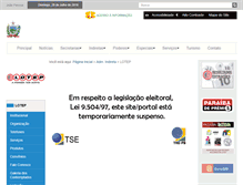 Tablet Screenshot of lotep.pb.gov.br