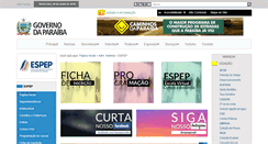 Desktop Screenshot of espep.pb.gov.br