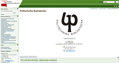 Desktop Screenshot of bip.pb.edu.pl