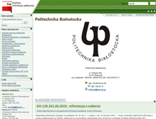Tablet Screenshot of bip.pb.edu.pl