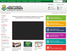 Tablet Screenshot of pedralavrada.pb.gov.br