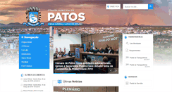 Desktop Screenshot of camarapatos.pb.gov.br