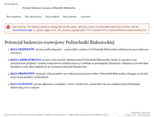 Tablet Screenshot of eksperci.pb.edu.pl
