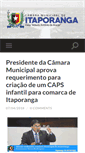 Mobile Screenshot of camaraitaporanga.pb.gov.br