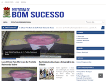 Tablet Screenshot of bomsucesso.pb.gov.br