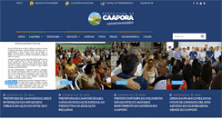 Desktop Screenshot of caapora.pb.gov.br