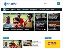 Tablet Screenshot of funesc.pb.gov.br