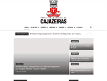 Tablet Screenshot of cajazeiras.pb.gov.br