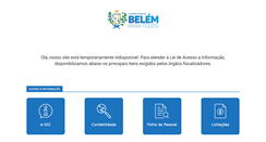 Desktop Screenshot of belem.pb.gov.br