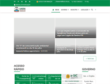 Tablet Screenshot of lagoadedentro.pb.gov.br