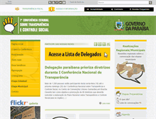 Tablet Screenshot of consocial.pb.gov.br